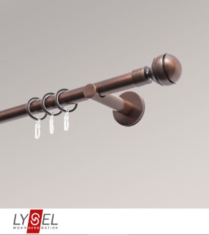 Lysel - SET Opal 160cm Trger offen mit Endstcke Kugel in Bronze